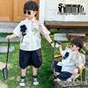 Boys' 2026 Summer Fashion: 3D Flower Print Short Sleeve Shirt & Shorts Set