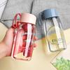 380ml Plastic Water Bottle Portable Cup Transparent Bottle Outdoor Sports Water Cup Student Portable Cup