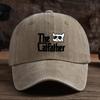 Alphabet Cat Fun Printed Baseball Hat Men's and Women's Fashion Versatile Outdoor Trendy Hat