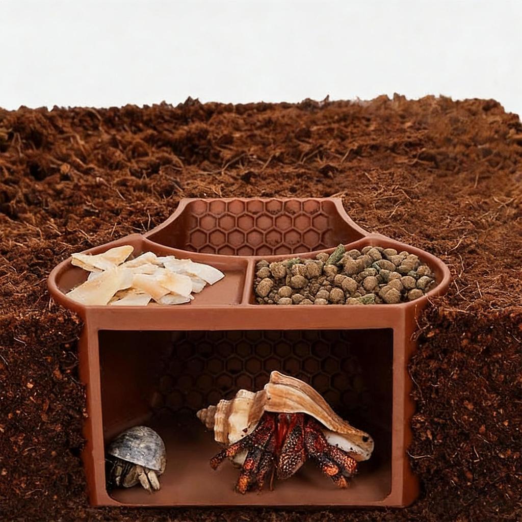 Домик для рака-отшельника, Домик-лазалка, Лестница с двойной кормушкой, Тоннель-пещера для рака-отшельника, Для наблюдения за питомцами, Смотровой, Кормушка