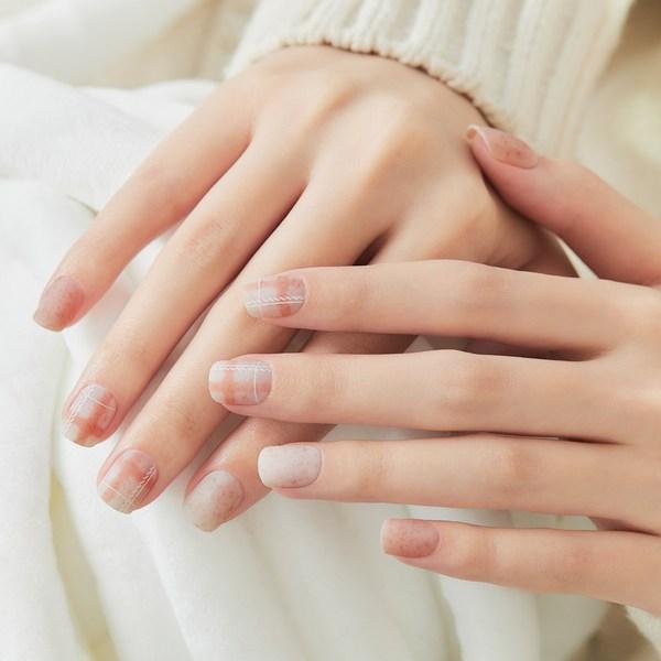 Desing Diva Magic Press Nail Tip Set, Fluffy Check, 1 Set