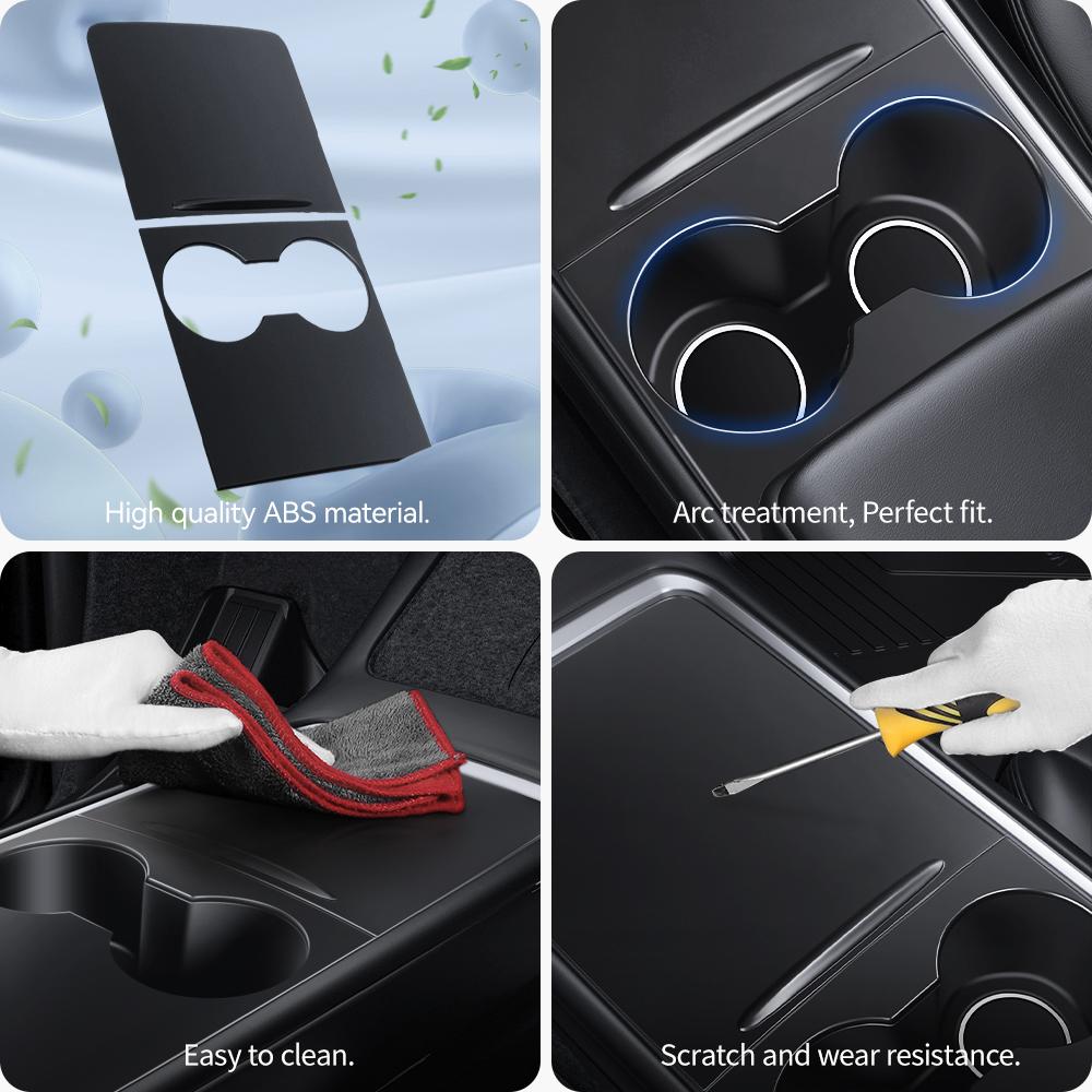 YZ For Tesla Model 3 Y 2025-2025 Car Center Console Sticker Film Carbon Protect Central Control Cover Car Interior Accessories