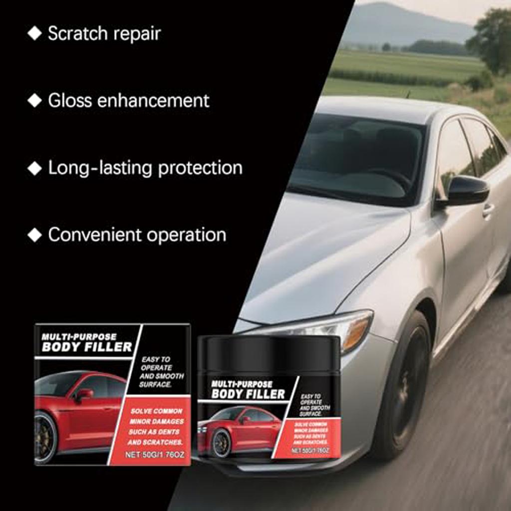 Car Scratch Wax - Minor Scratch Remover For Car Paint, Paint Restoration, DIY Car Polish Wax
