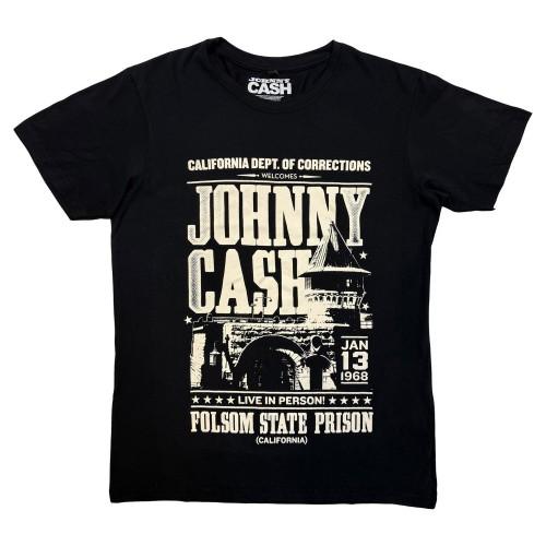Johnny Cash Unisex Adult Prison Poster T-Shirt