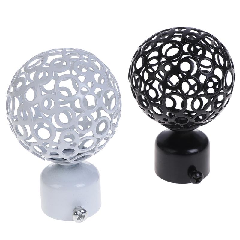 2 шт., 22 мм, 28 мм, диаметр, карнизы для драпировки, железные концы, колпачки, аксессуары для драпировки