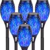 Садовый фонарь Li Shi Solar Flame для улицы, 4 шт.