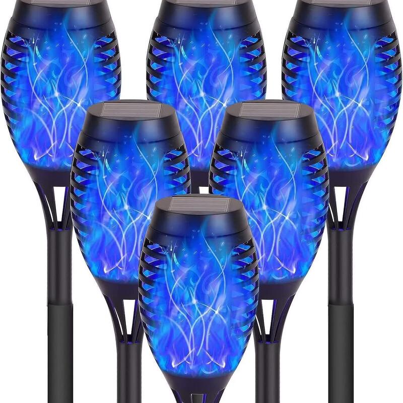 Садовый фонарь Li Shi Solar Flame для улицы, 4 шт.