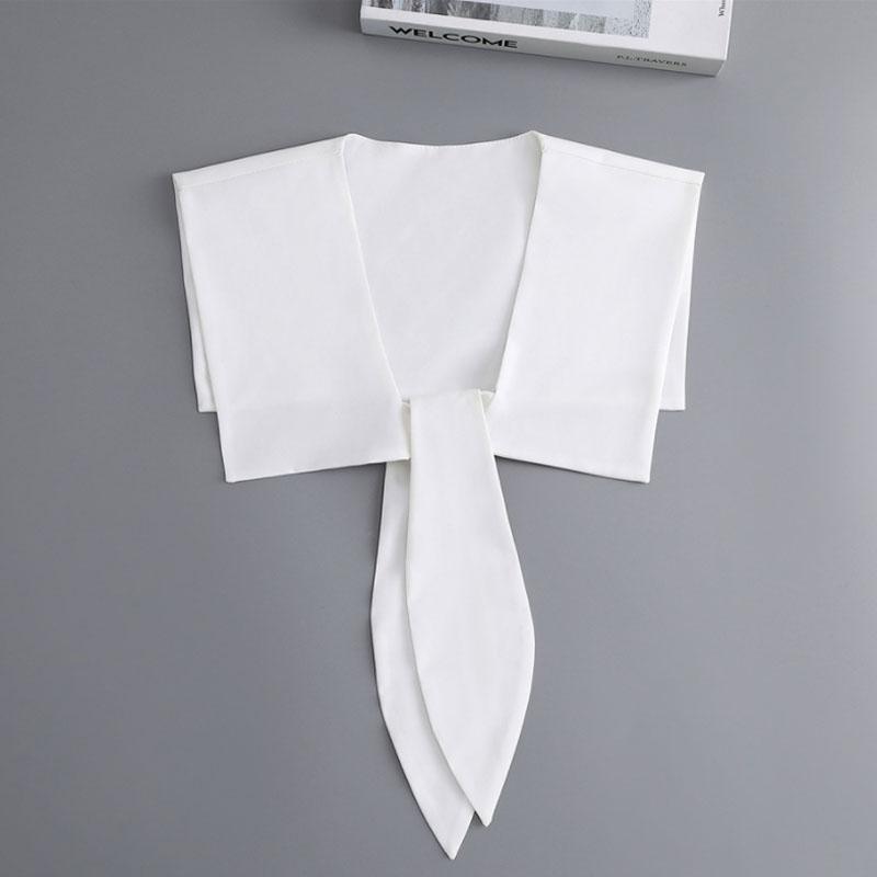 New Fake Victorian Stand Up Collar White Black Lace Collars Detachable For Women Blouse Lapel Shirt False Collar Woman