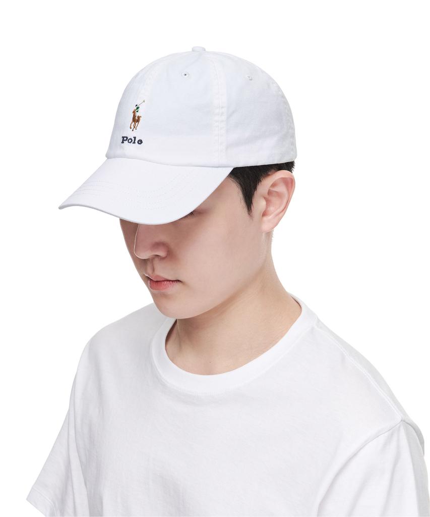 POLO RALPH LAUREN [Белая Коллекция] Твиловая Бейсболка - Белая