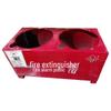 Heavy-Duty Dual 8kg Fire Extinguisher Floor Stand