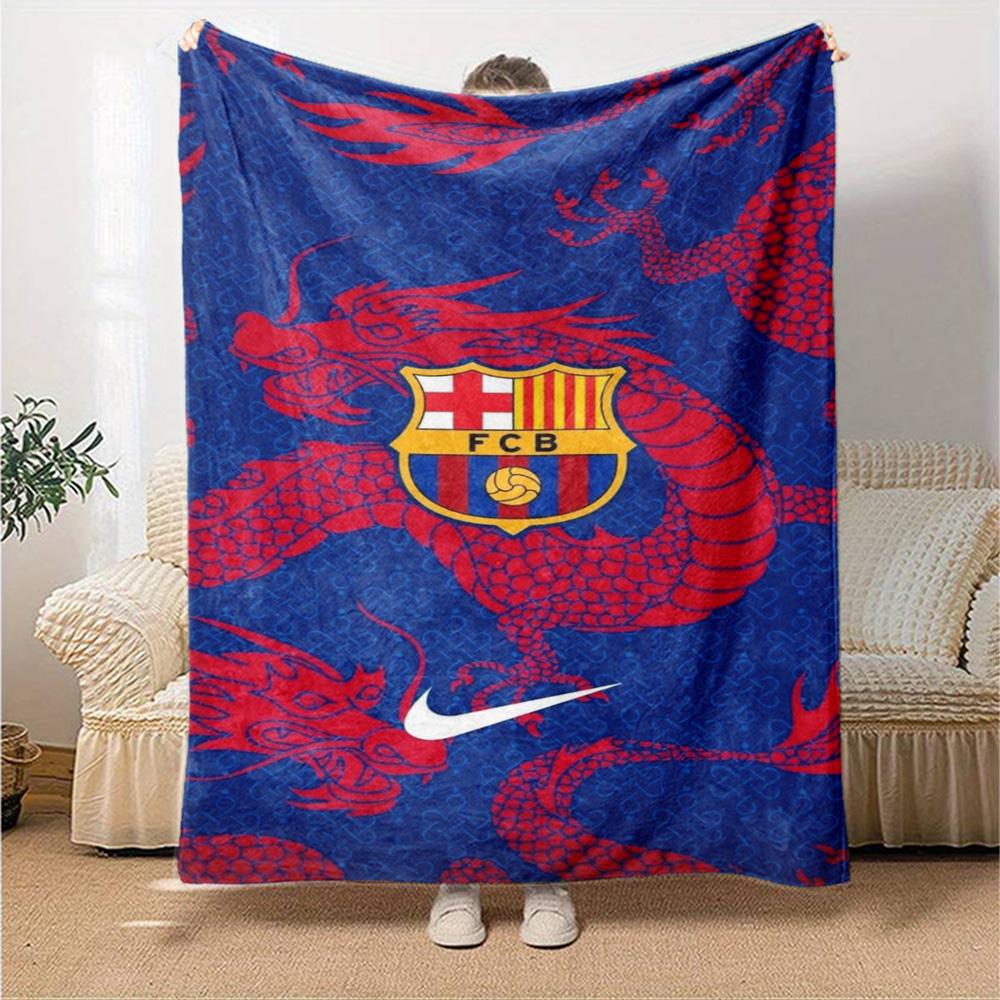Barcelona Blanket Soft Warm Cozy Perfect for Seaside Bedding Picnics Four Seasons Universal Digital Print Perfect Gift for Relatives and Friends
