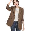 2023 Long-Sleeved Loose Casual Temperament Outerwear Fashion Casual Tide Business Tops Korean Version of Elegance Outwear Jackets Office Women