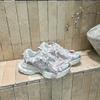Летние новые кружевные туфли-папы на толстой подошве с бантом, женские сетчатые дышащие повседневные спортивные туфли, универсальные
