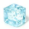 Snowflake Ice Cube Squishy, Quicksand Stress-relief Gadget, Blue