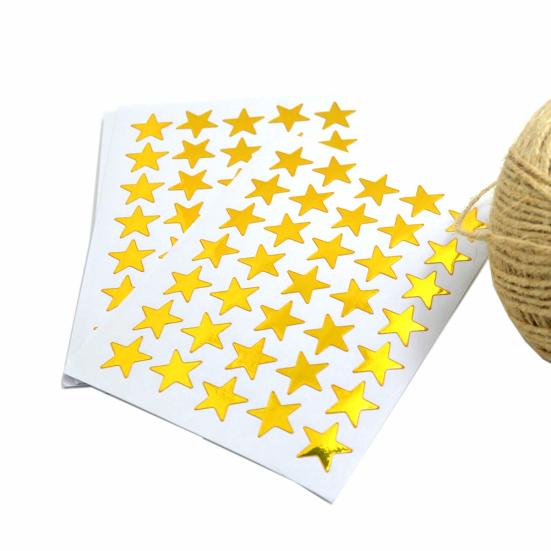 350 шт. детские милые наклейки с пятиконечной звездой, самоклеящиеся этикетки, декор