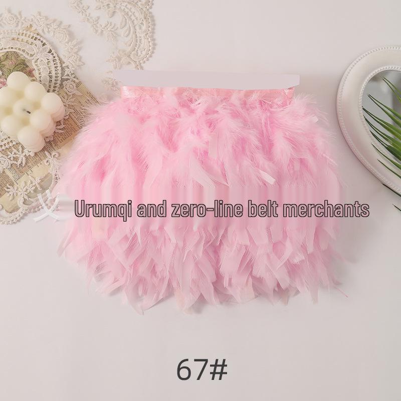 Отделка из перьев индейки 10-15 см для одежды, DIY и украшений