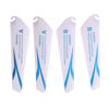 4Pcs Spare Accessories Rc Toy Parts  9Cm Spare Blades Fans For R/C Mini Helicopter Ch002 Ch023 Drone Copter Toys