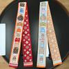 Silk Scarf High-end New Double-sided Printing Imitation Silk Scarf Tied Handbag Headband Decorative Scarf Headband