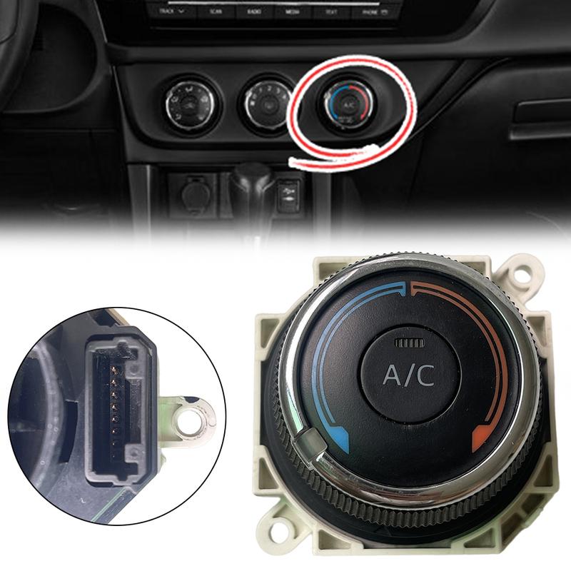 Car A/C Adjustment Knob Switch 5590302370 Compatible with For Toyota Corolla 2014  and RAV4 2013 2018 Center Console