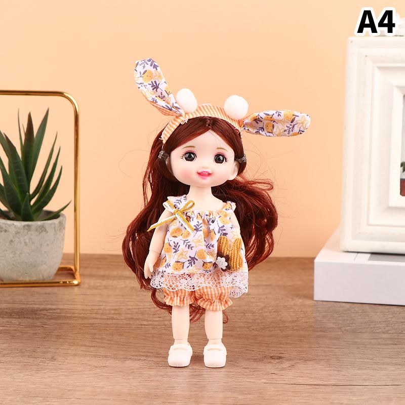 Innovative And Practical For Girls Birthday Gift Cute Princess Diy Dress Up Toys 16Cm Exquisite Mini Imitation Dolls