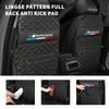 qznrv2 Car Seat Back Anti Kick Pad Protector Cover with Storage Pocket For BMW Performance M Alpina E71 E83 F30 M6 F01 F20 X1 X2 X3