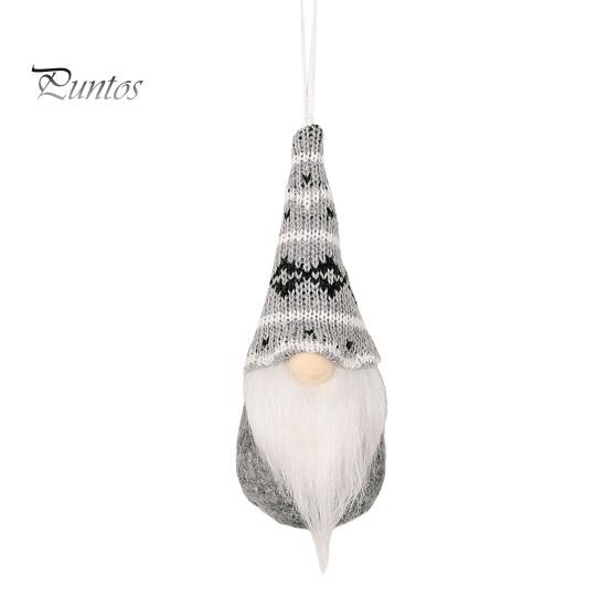 Рождественские подвесные украшения в виде гномов, плюшевые украшения в виде гномов, статуэтка безликого гнома ручной работы для украшения стены, дерева, камина, окна