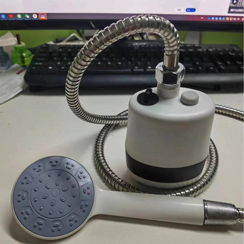 Портативная электрическая душевая лейка с USB-зарядкой для дома, общежития и использования на открытом воздухе