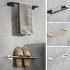 Towel Rack Wall-mounted Punch-free Self-adhesive Great Load Bearing Waterproof Anti-slip Bathroom Kitchen Towel Holder