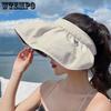 UV Protection and Sunscreen Cap Women's Summer Hair Band Sunshade Cap Sports Open-top Sun Hat Shell Hat