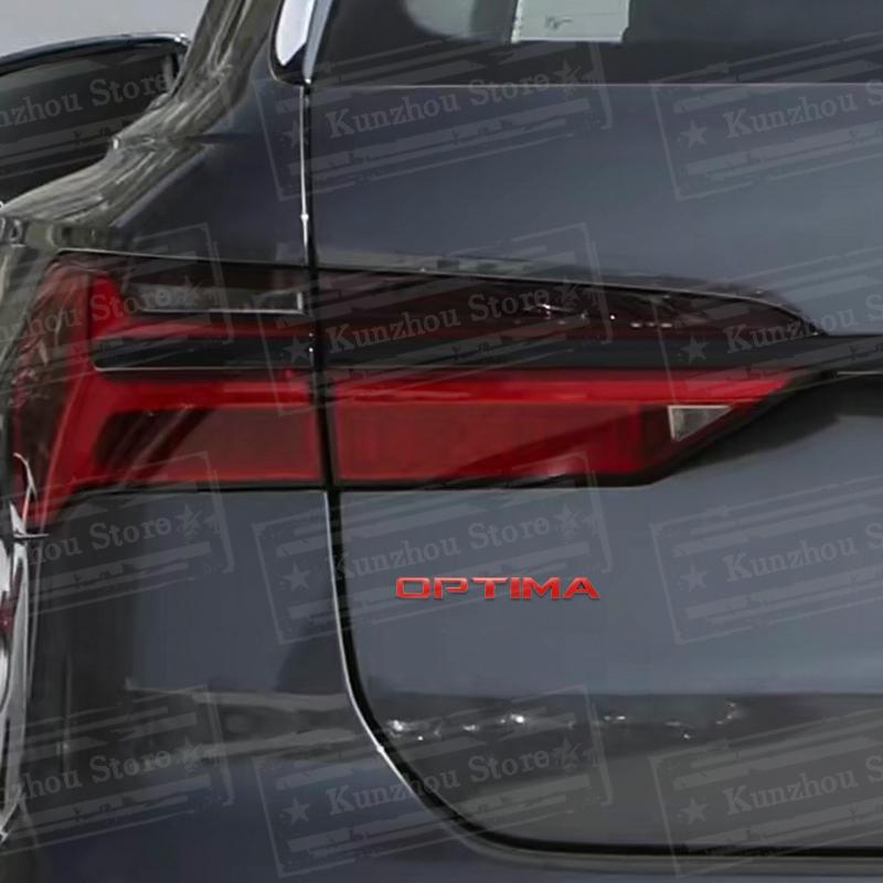 1PCS Metal For Optima K5 GT Line Logo Emblem Car Rear Trunk Sticker Body Sign Badge Letter Decoration Styling Accessories