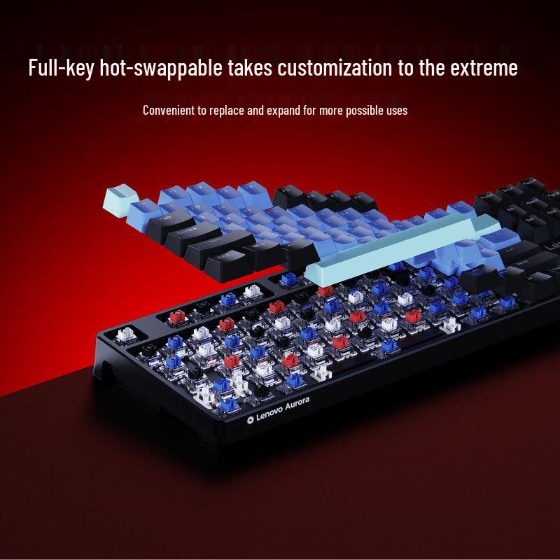 Проводная механическая клавиатура Lenovo GK10 с 87 клавишами и возможностью горячей замены