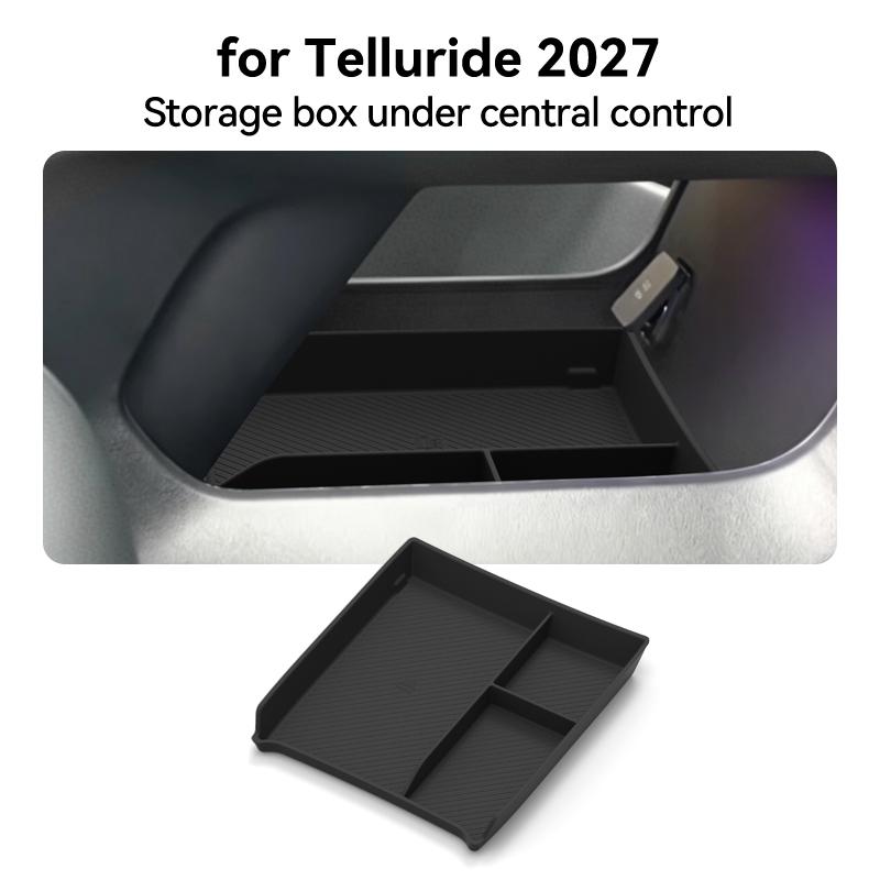 1 PCS For KIA Telluride 2027+ Central Control Screen Rear Storage Pad Car Dashboard Organizer Tray Interior Accessories