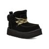 UGG Женские Классические Ультра Мини Платформенные Ботинки Черные 1143954-BLK