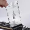 Baroque String Action Ruler Gauge Tool In/mm for Guitar Bass Mandolin Banjo