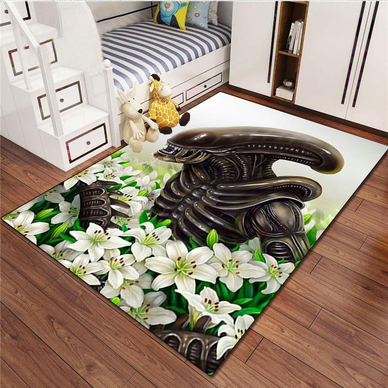 Alien Rug - Home carpet Office Decorative Carpet For Living Room Bedroom Door Mat Floor Rug Computer Chair Area Rug