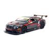 1/24 Bentley Continental GT3 Racing литая игрушечная машинка из сплава миниатюрная модель бесплатные колеса звук и свет коллекция подарок для ребенка