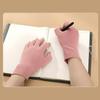 German Velvet Touchscreen Warm Gloves Semi-Finger Short Mittens Half Finger Gloves Riding Gloves