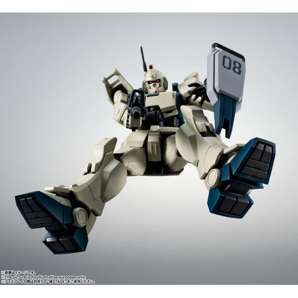 Bandai ДУХОВНЫЙ РОБОТ Духи Мобильный доспех Гандам 08-й взвод МС СТОРОНА МС RX-79(грамм)Ez-8 Gundam Ez-8 версия. АНИМЕ. приблизительно. 125 мм ABS&PVC окрашенный подвижный