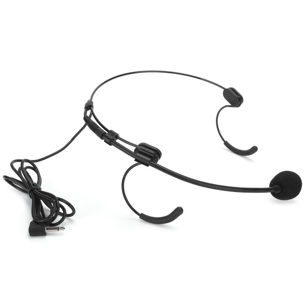 Headset Condenser Microphone Mic 3.5mm Plug for Wireless Speaker Teaching Megaphone Meeting Speech