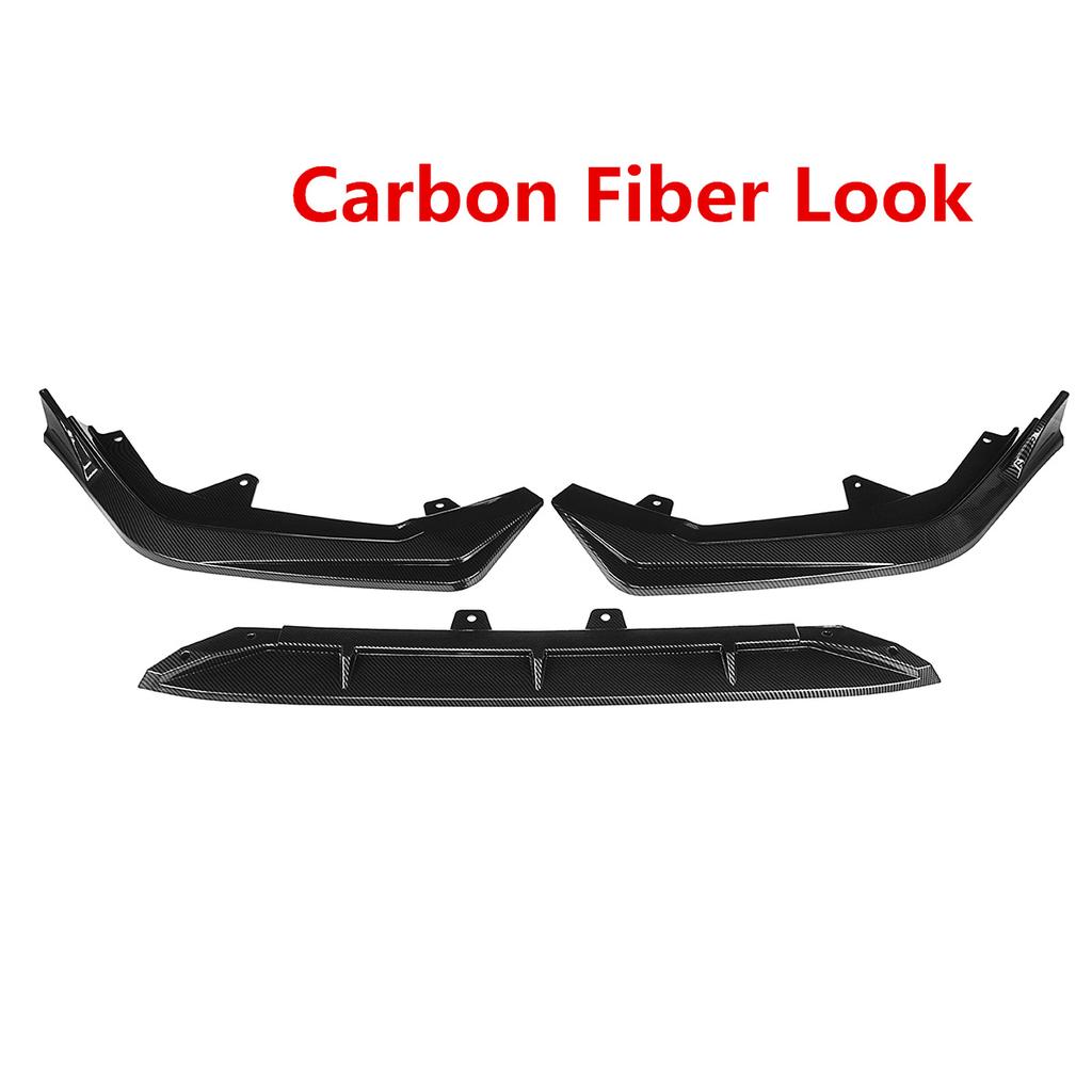 2021 2022 Автомобильный передний бампер Lip Chin Bumper Body Kits Splitter Для Honda Для Civic 11th Generation 2021-2022 Bumper Lip Deflector