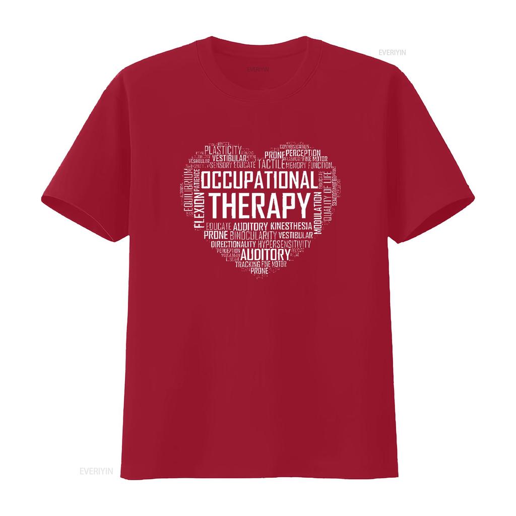 Женская футболка OT Occupational Therapy Месяц терапевта Черная Средняя винтажная стираная мягкая универсальная стильная топ для повседневной носки