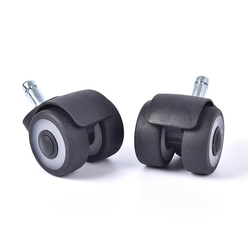 Universal Mute Wheel Office Chair Replacement Casters Rubber Roller Furniture