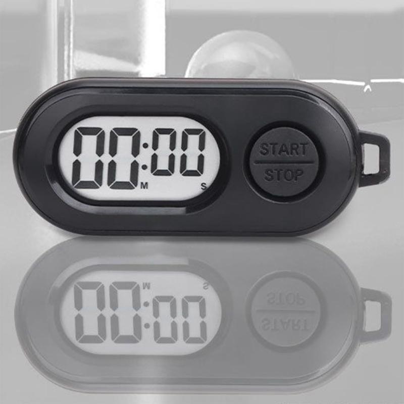 Strong Not Scratch Keychains Digital Timer Timers LCD Display Easy To Use for Fitness Baking Experiments Trackings