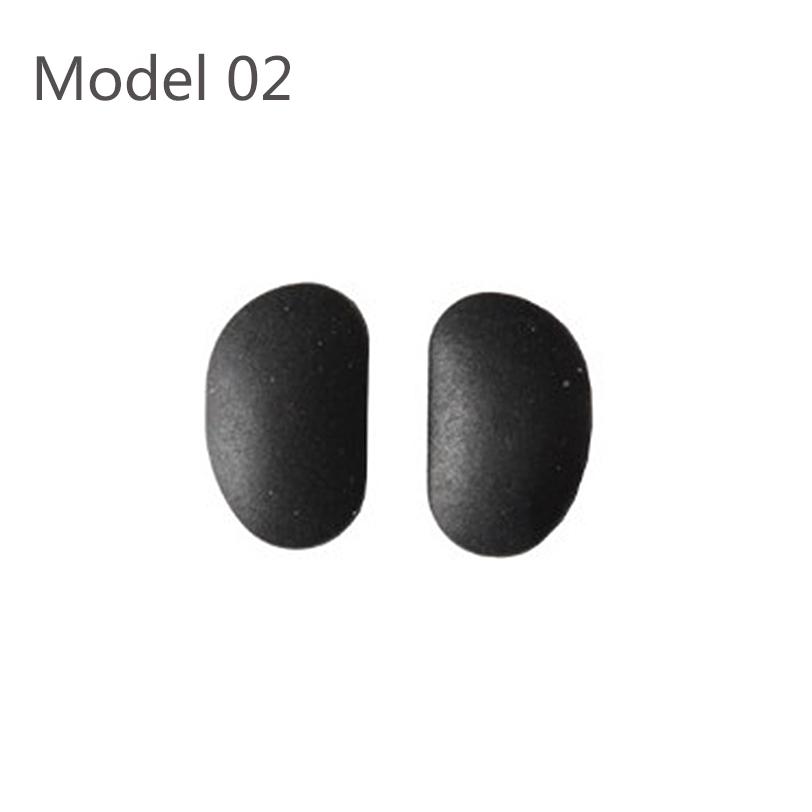 10Pairs(20pcs) Black Anti Slip Rubber Nose Pads For Eyeglasses Sunglass Spectacles Eyewear Push On Glasses Nose
