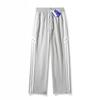 Wassup Trendy Striped Long Pants for Men, Teenagers, Summer Students, Stylish Straight-Leg Sports Pants, Men's Casual Sweatpants
