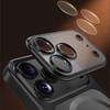 Прозрачный Магнитный Чехол С Покрытием Для Magsafe Для iPhone 17 Air 15 16 17 Pro Max Полная Защита Камеры Ударопрочный Жесткий Чехол