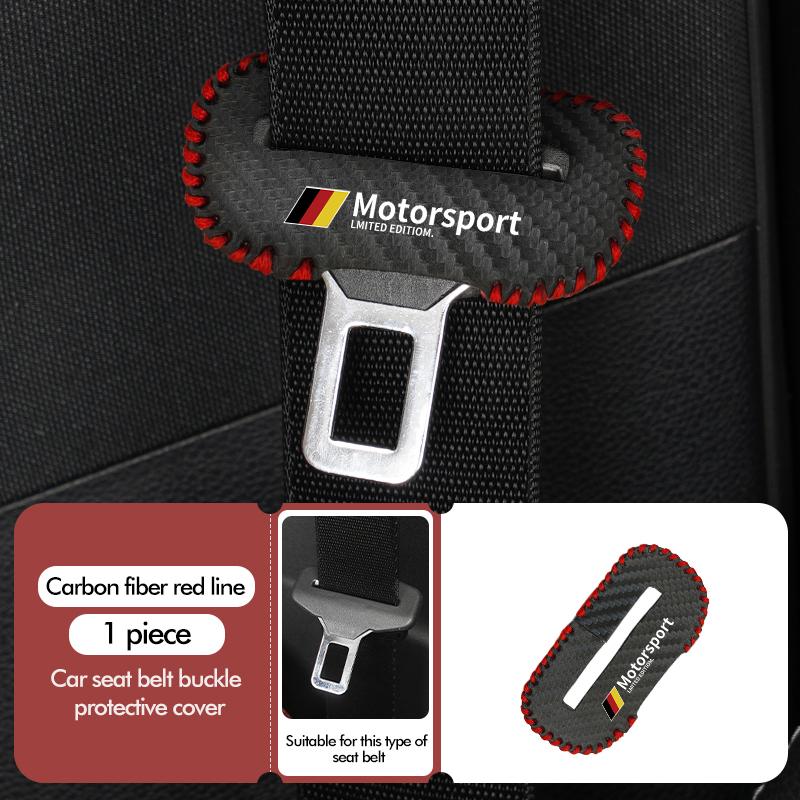 Universal Car Seat Belt Protector Buckle Clip Anti-Scratch Cover For BMW M E84 F10 F20 F15 F25 iX iX1 iX2 iX3 iX5