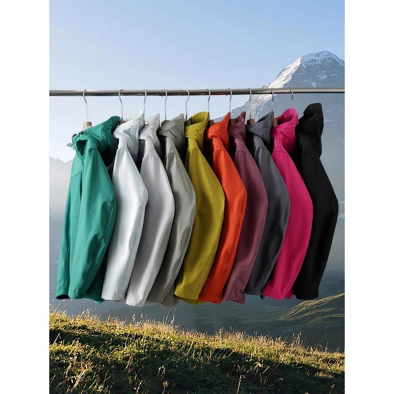 Niaojia Уличная Альпинистская Мембранная Куртка Верхняя Одежда Мужская Весна и Осень С Капюшоном Тренч Внешняя Торговля Мужская Одежда Карго Пиджак