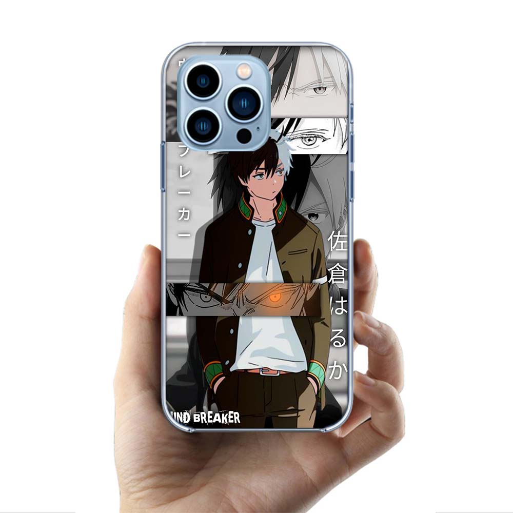 Anime Wind Breaker Sakura Cases Phone Case For Iphone 17E 16E 17 Air 16 Pro Max 15 Pro 14 Plus 11 13 12 Mini Cover Cases Compati