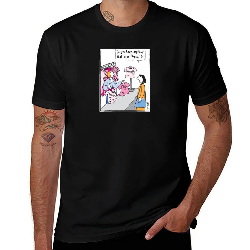 PrincessPerson TShirt man t shirts cotton black cotton tshirt plain for man package TShirt